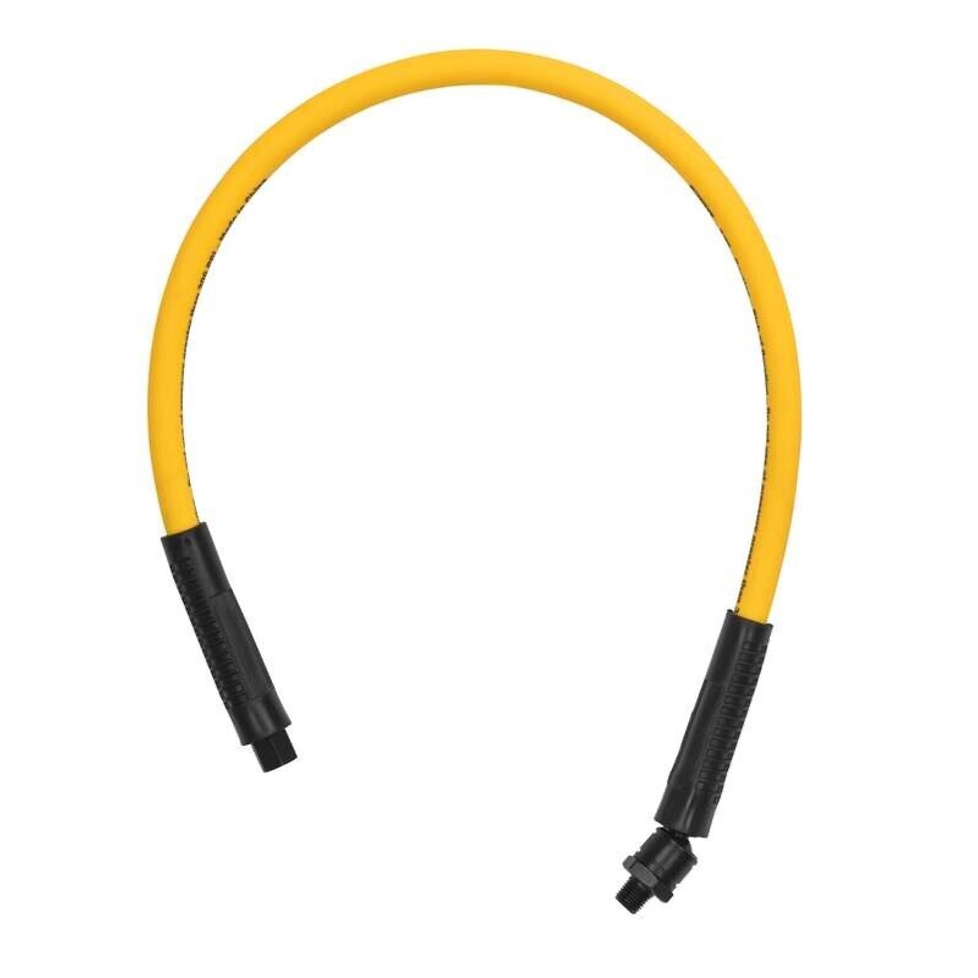 DEWALT, 3/8in. x 30in. Hybrid Whip Hose with 1/4in. Ball Swivel, Hose Diameter 3/8 in, Hose Length 2.5 ft, Model# DXCM012-0229
